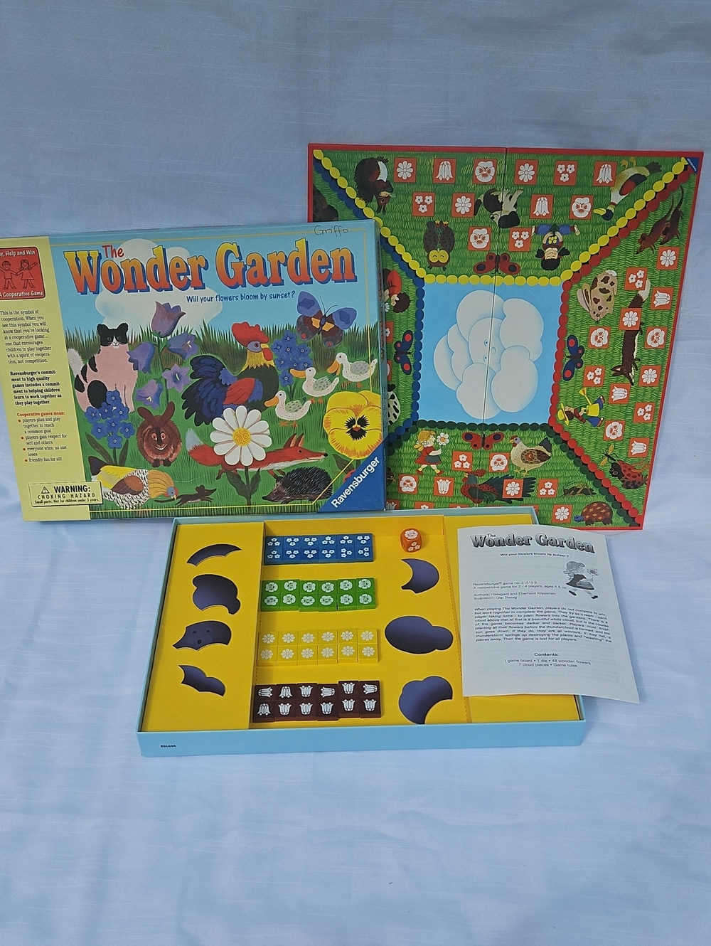Ravensburger The Wonder Garden Family Board Game Ages 4 And Up Complete